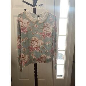 Women's Forever 21 Floral Sweatshirt - Size L